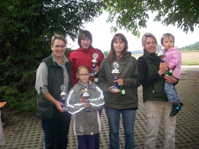 Gewinner Damenfischen 2010 - Platz 1-6 - ASV Besigheim